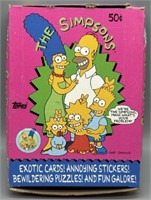 1990 Topps The Simpson's Wax Box Cards