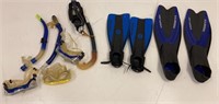 Kids And Adults Snorkel Gear