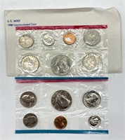 1980 United States Uncirculated Coin Mint Sets