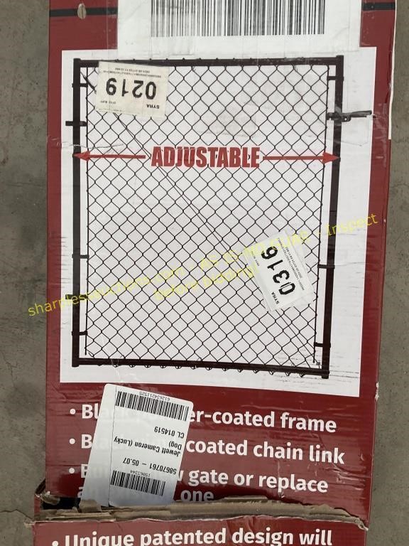 Adjust-A-Gate Fit-Right Adjustable Chain Link Gate