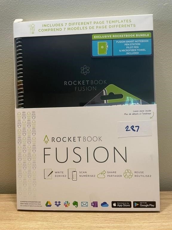 Rocketbook Fusion - SMART Notebook and Pen Station