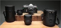 Vintage Pentax Spotmatic SP With Extra Lenses