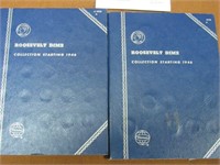 2 pc Roosevelt dime collector books