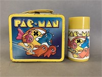 PAC Man Metal Lunch Box w/ Thermos