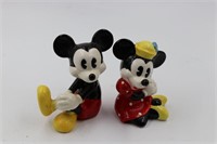 Mickey and Minnie Mouse Figurines