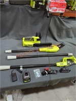 Ryobi 18V Cordless Pole Saw & Chainsaw Combo Kit