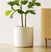 Open Box LE TAUCI, 12" Ceramic Large Planter with