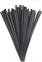 (New) 50 pcs Black PE HDPE Plastic Welding Rods -