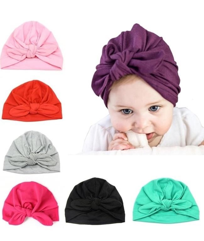 10 pcs Upsmile Baby Turban Newborn Turbans for