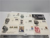 Lot of First Day Issue US Postage Stamps