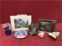 6 Unmatched Items: Thomas Kinkade Musical Water