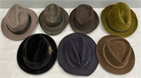 Gentleman's Hats Lot Collection