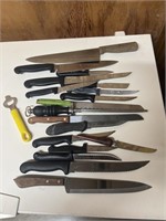 Kitchen knife lot