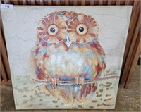 OWL ART ON CANVAS