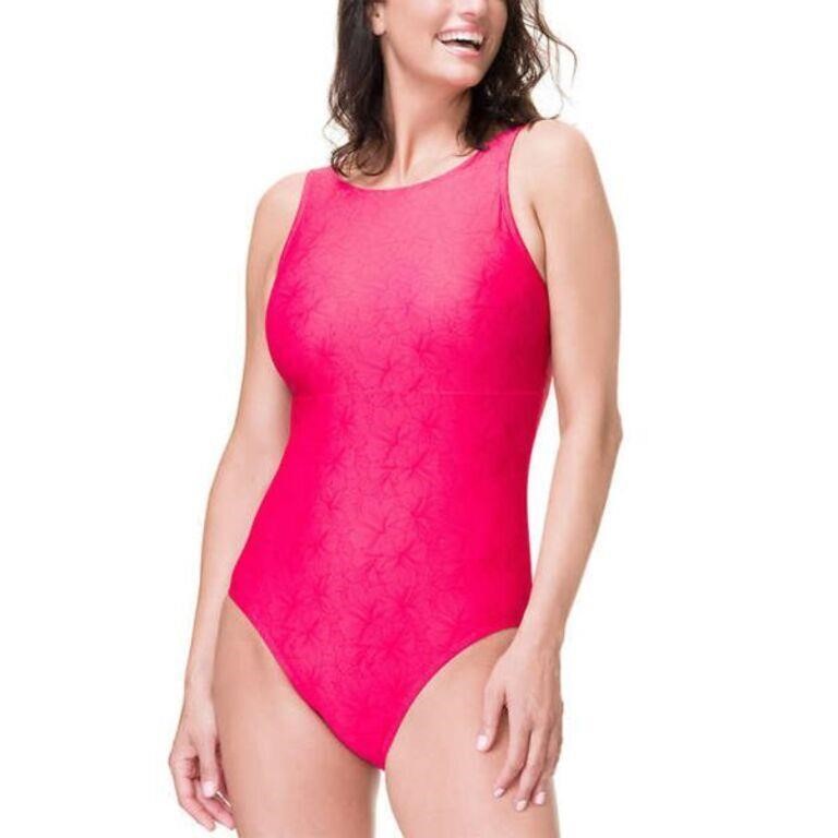 Roots Women's 10 Swimwear One Piece Swimsuit, Red