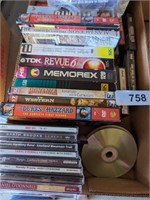 Assorted VHS / DVD/ CD / Cassettes