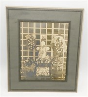 Large Antique Funeral Death Photograph Cabinet