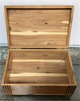 Small cedar box