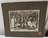 WWI Era Russian Soldiers Cabinet Photograph 12x14