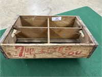 7-UP Wooden Pop Crate
