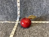 Apple Glass Paperweight