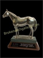Meal Lawson Pewter Horse Trophy