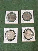 Kennedy half dollars, 1969D, 1971D (2), 1994P