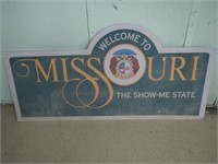 35"x71" Welcome to Missouri Movie Prop Sign
