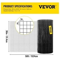 VEVOR Hardware Cloth, 36" x 50' & 1"x1" Mesh Size