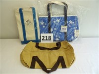 New Lands End Bags & Other tan Duffel