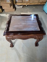 WOODEN END TABLE