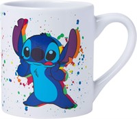 Lilo and Stitch Glitter Splatter Coffee Mug: 14oz