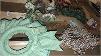 wreaths and wall decor lot