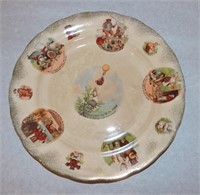 Buffalo Pottery Roosevelt Bears plate, 10"