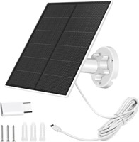 NEW! Solar Panel for Security Camera,5W USB Solar