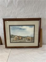 Vintage Signed New Mexico Lithograph