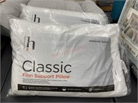 2 standard firm support pillows