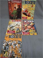 Lot of 5 Speakeasy Comics Including Rocketo 1-4