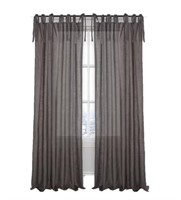 allen + roth 84-in Grey Curtain Panel $35