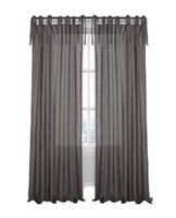 allen + roth 84-in Grey Curtain Panel $35