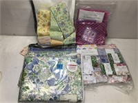 Lot of Assorted Size Fabric Squares