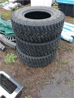 3X GOODYEAR WRANGLER 31X10.50R15LT