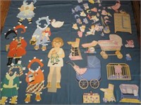 Paper Dolls, Girls = 19" & 4 Watches