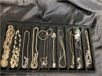 ASSORTED NECKLACE LOT /JEWELRY / 10 PCS