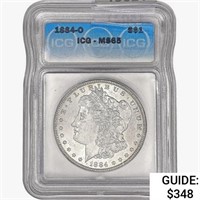 1884-O Morgan Silver Dollar ICG MS65