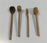 Vintage Wooden Kitchen Utensils