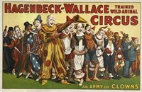 HAGENBECK-WALLACE CIRCUS ARMY OF CLOWNS
