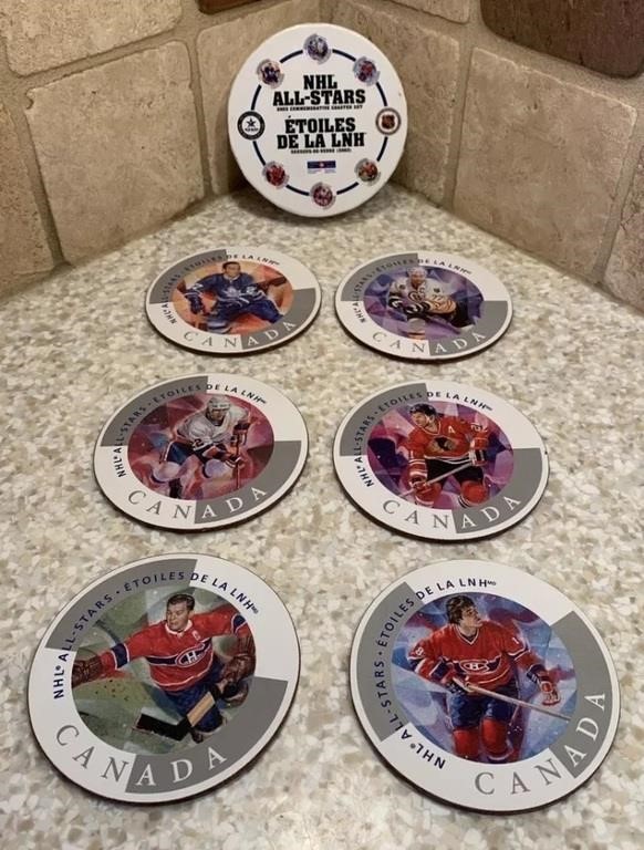 2003 NHL All-Stars Commemorative Coaster Set