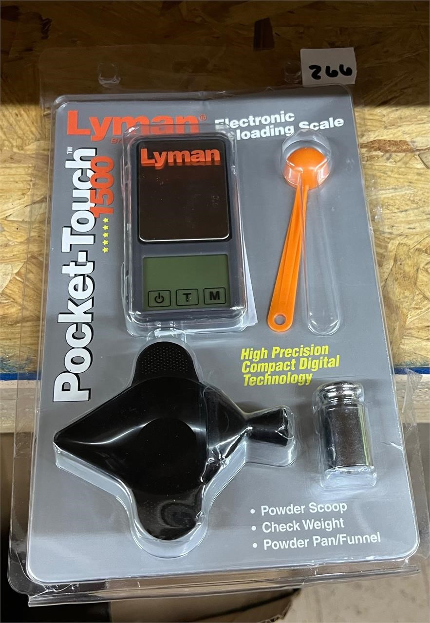 Lyman Pocket Touch 1500 Electronic Reloading Scale