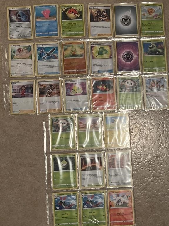 Collection of Over (25) Pokemon Cards in